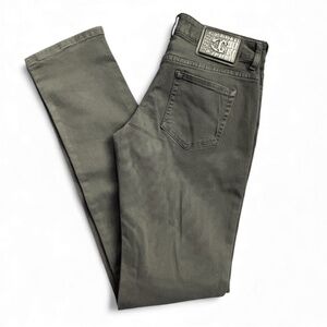 Just Cavalli Stretch Denim Jeans (Olive Green) Size 28